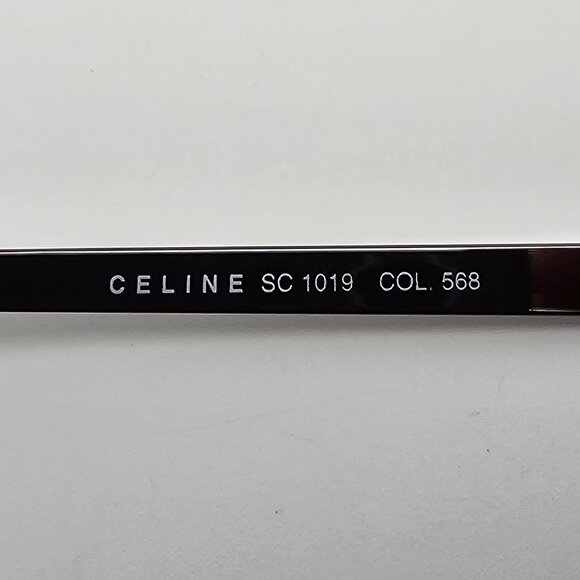 Celine SC1019 Col. 568 Gunmetal Frame Grey Gradient Lens Sunglasses Italy 51mm - Picture 8 of 16